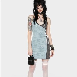 Gangyoung blue DD mini dress NWOT size M